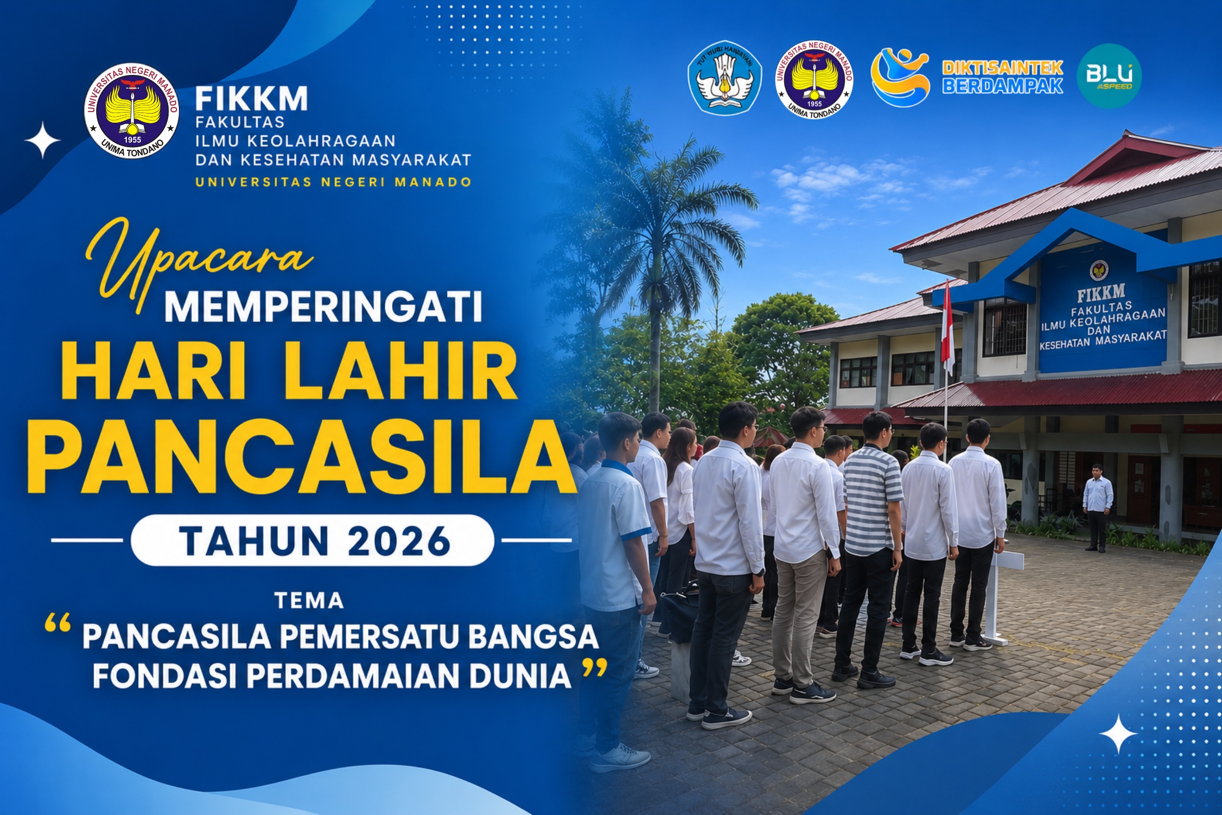 Peringati Hari Lahir Pancasila 2026, FIKKM UNIMA Teguhkan Semangat Persatuan Bangsa